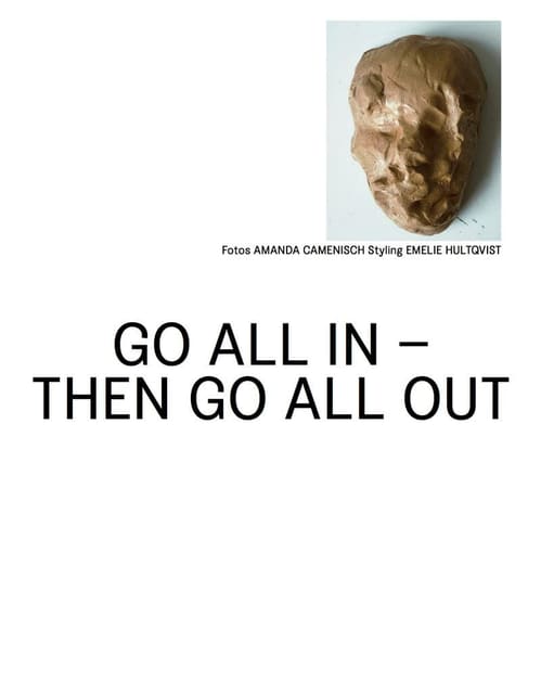 Go All In - Then Go All Out — Interview Germany