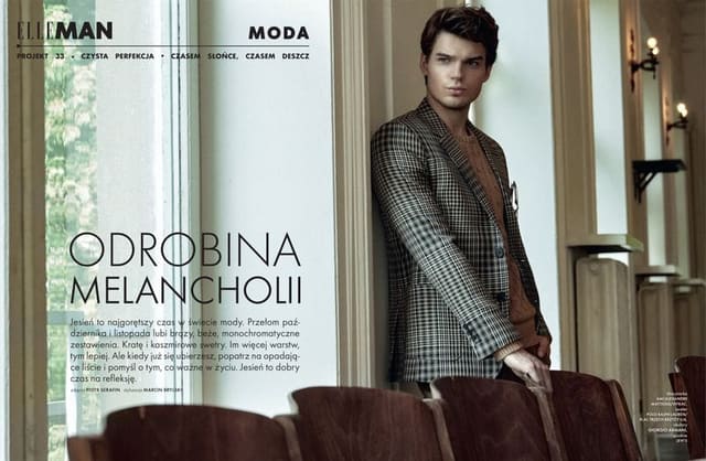 Odrobina melancholii — Elle Man Poland
