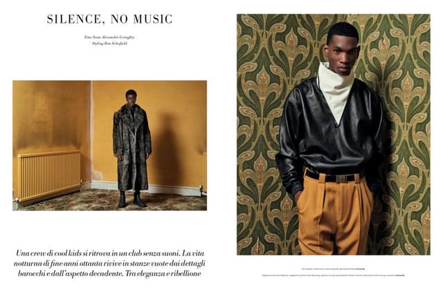 Silence, no music — L'Officiel Hommes Italia