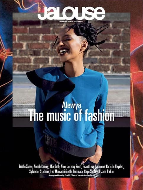 Jalouse November 2018 Cover — Jalouse