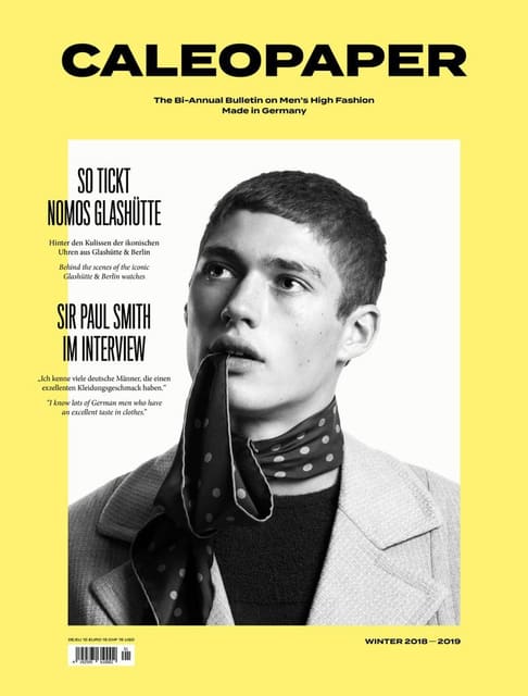 CALEOPAPER Winter 2018-2019 Cover — Caleo Magazine