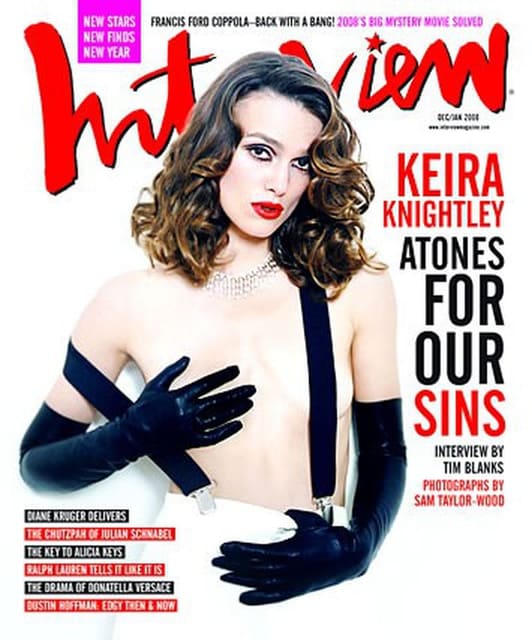 Interview January 2008 Cover — Interview Magazine