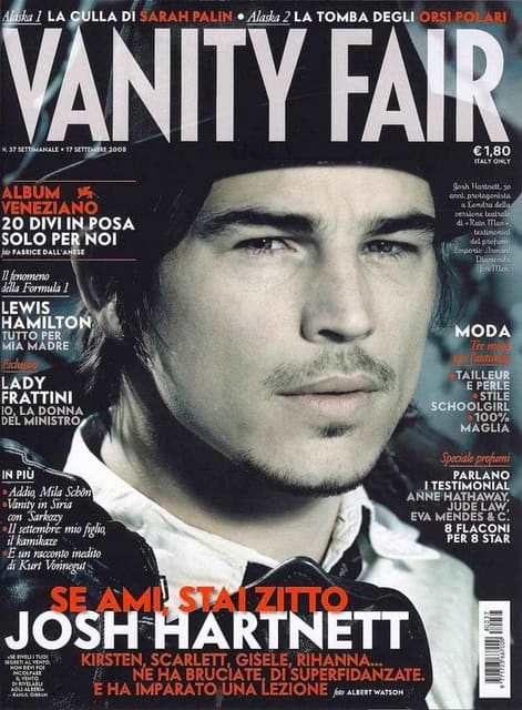 Vanity Fair Italia September 2008 Cover — Vanity Fair Italia
