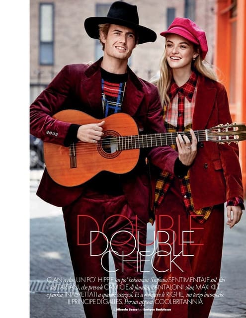 Double Double Check — Elle Italia