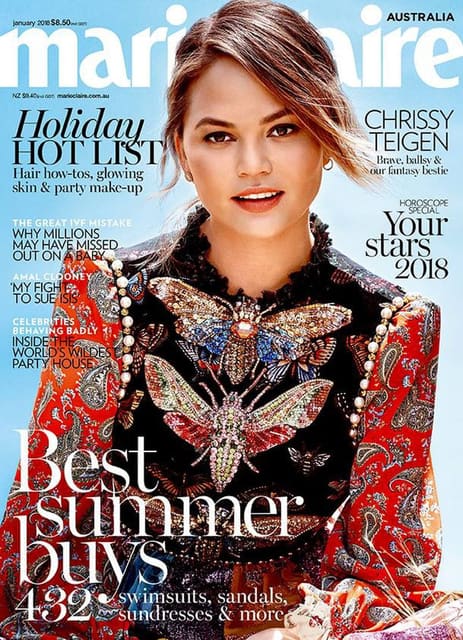 Marie Claire Australia January 2018 Cove... — Marie Claire Australia