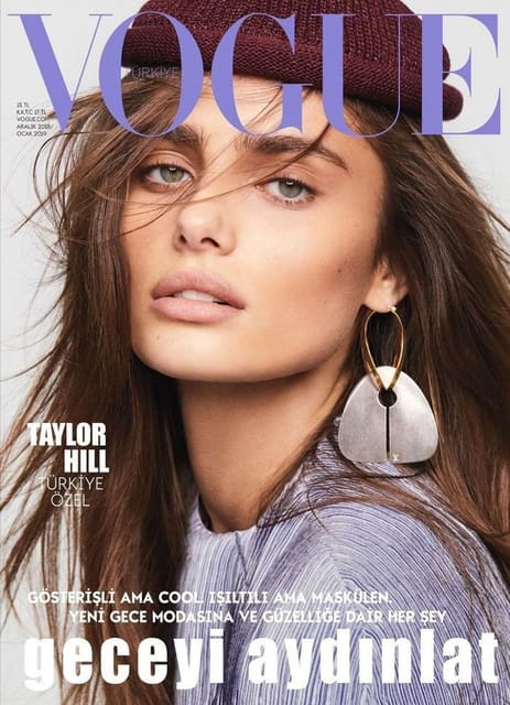 Vogue Turkey December 2018 Cover — Vogue Türkiye