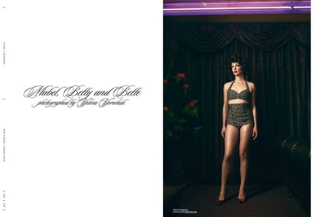 Mabel, Betty and Bette (also w/ models Jade Berreau and Michelle Hicks) — Tar Magazine