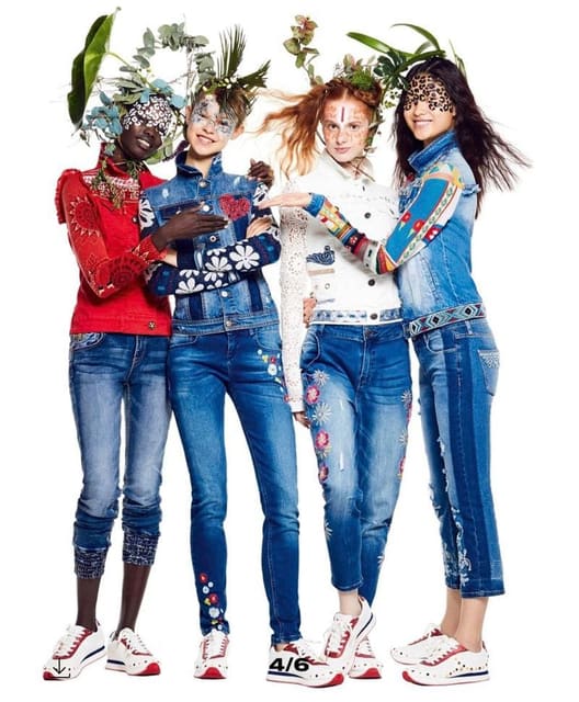 Desigual SS18 Exotic Jeans — Desigual