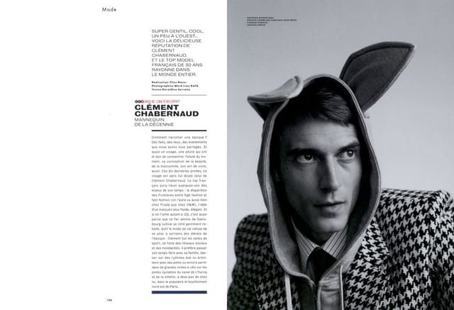 Clement Chabernaud : mannequin de la déc... — GQ France