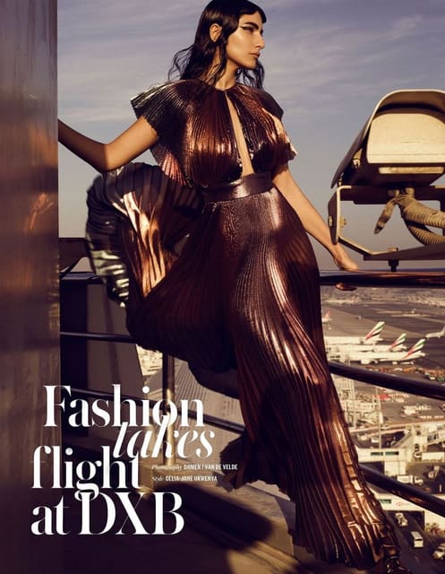 FASHION TAKES FLIGHT — Vogue Arabia