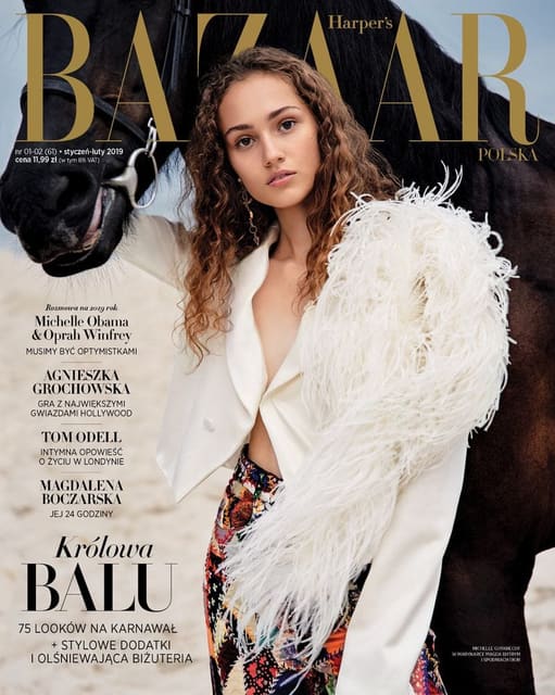 Harper's Bazaar Poland January 2019 Cover — Harper's Bazaar Poland