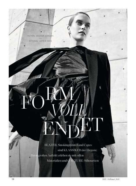 Form Vollendet — Elle Germany