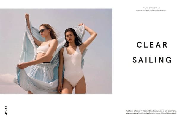 CLEAR SAILING — British Girls Magazine