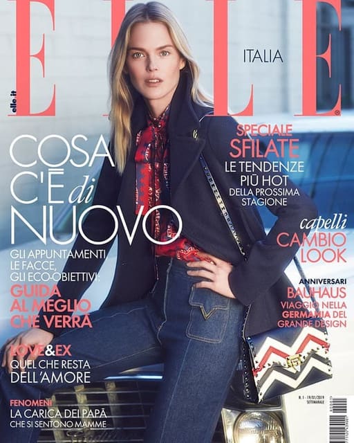 Elle Italia January 2019 Cover — Elle Italia