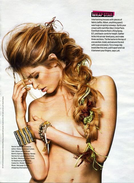 Braids are for bombshells by Marc Baptis... — Cosmopolitan U.S.