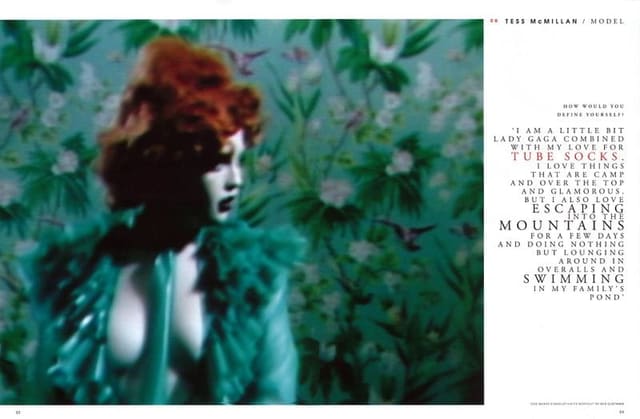Tess McMillan — Love Magazine
