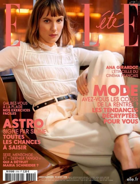 Elle France August 10, 2018 Cover — Elle France
