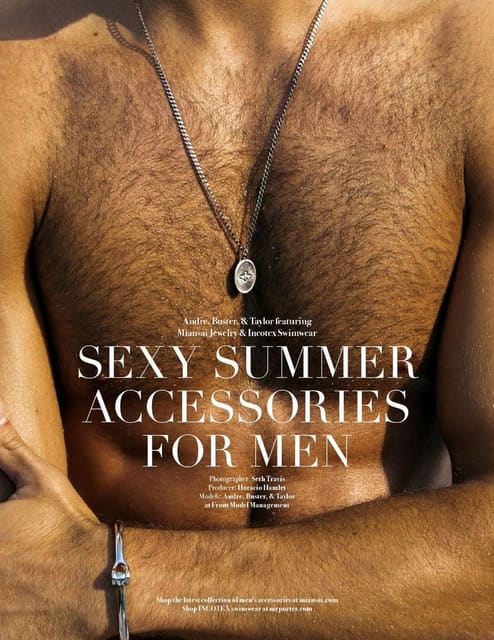 Sexy Summer Accessories for Men — Man of Metropolis