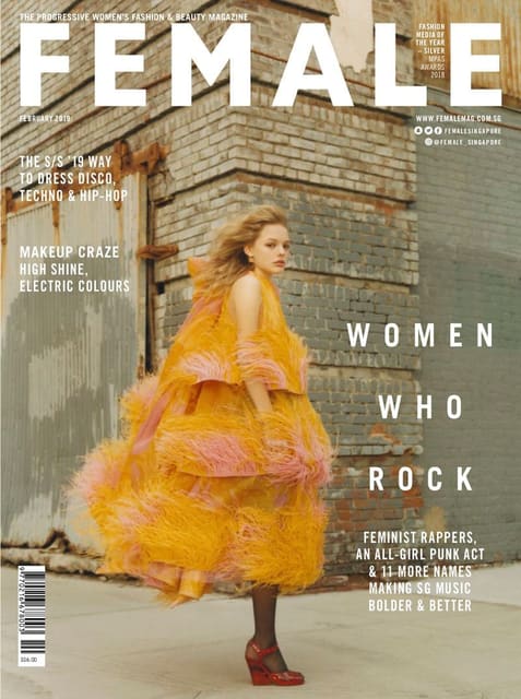 Female Singapore February 2019 Cover — F Zine