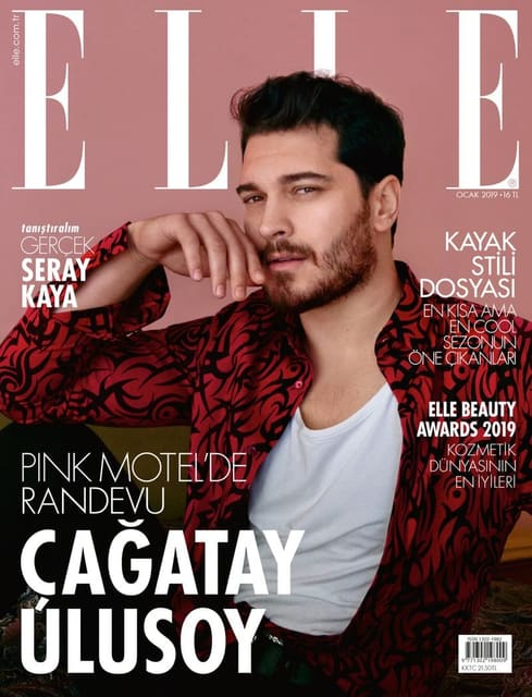 Elle Turkey January 2019 Cover — Elle Türkiye