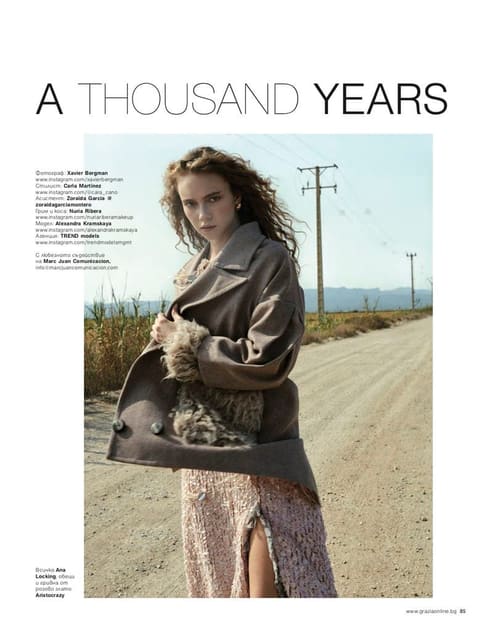 A Thousand Years — Grazia Bulgaria