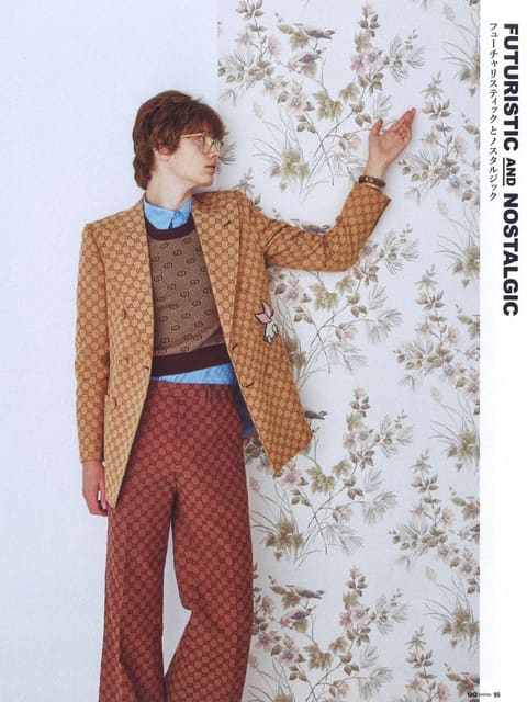 Futuristic and nostalgic — GQ Japan