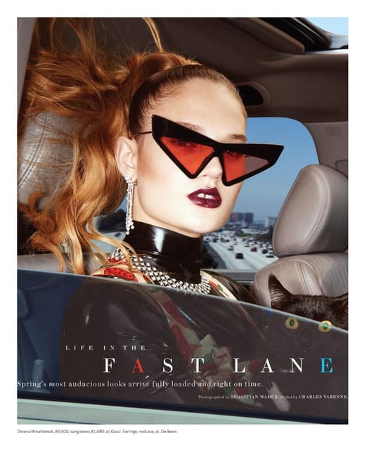 Life in the Fast Lane — Elle U.S.