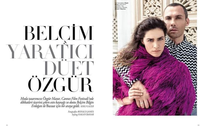 Belcim Bilgin by Ronald James — Harper's Bazaar Turkey