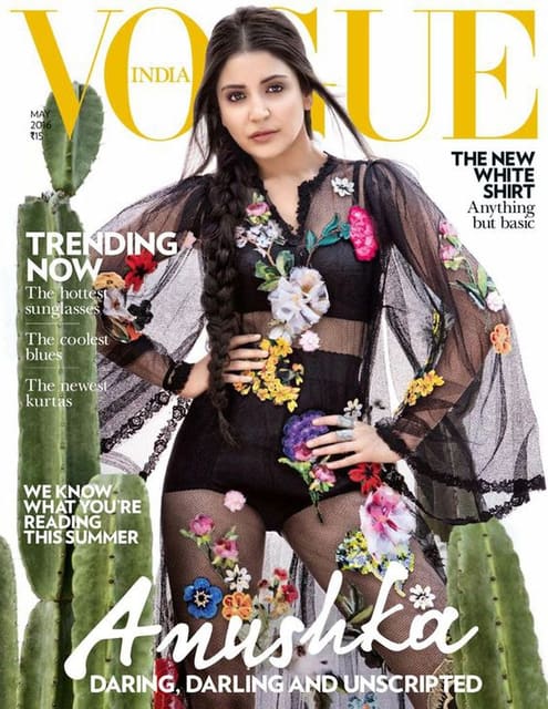 Vogue India May 2016 Cover with Anushka ... — Vogue India