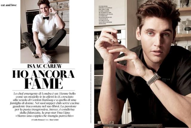Isaac Carew — Marie Claire Italia
