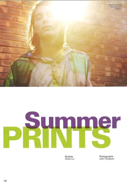 Summer Prints by Julia Champeau — Spray Magazine