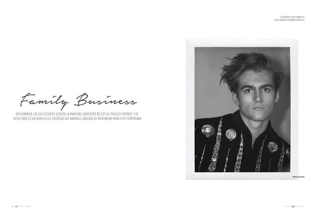 Presley Gerber by Ben Lamberty — GQ Style Mexico