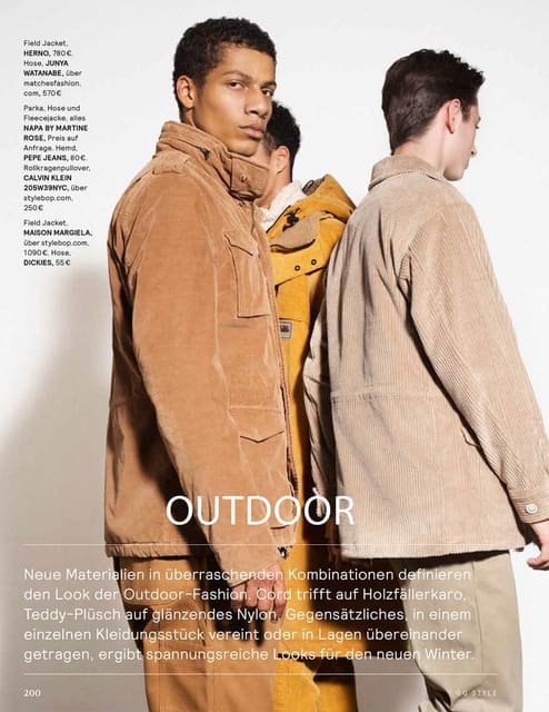 Manual 2018/19: Outdoor — GQ Style Germany
