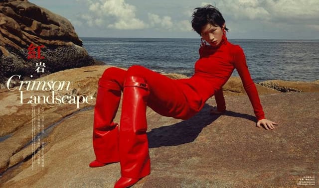 Crimson Landscape — Marie Claire Hong Kong