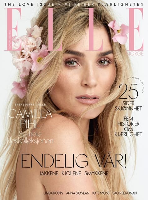 Elle Norway April 2019 Cover with Camill... — Elle Norway