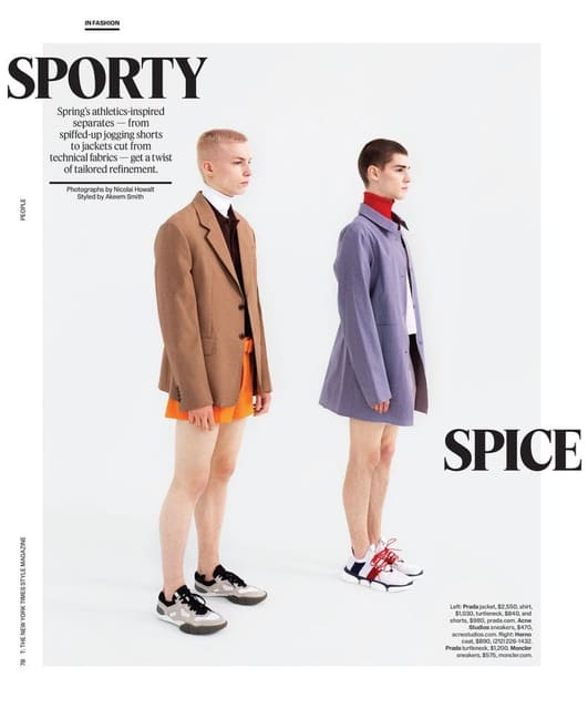 Sporty Spice — T: The New York Times Style Magazine