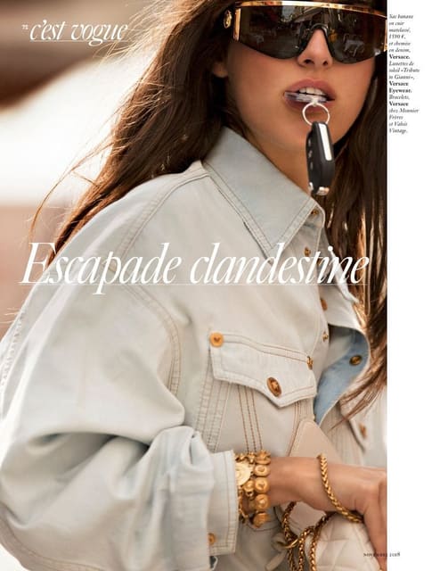 UN WEEK-END DE FILATURE — Vogue France