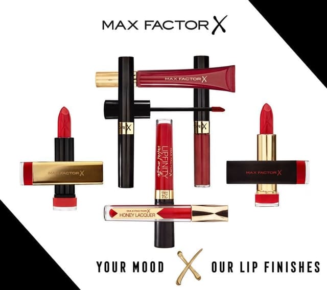 Your Mood, Our Lip Finishes — Max Factor