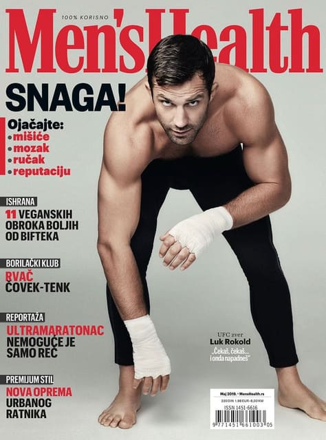 Men's Health Serbia May 2019 Cover — Men's Health Serbia