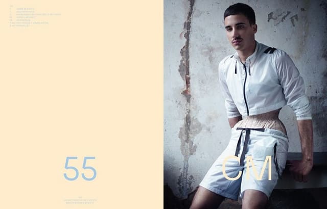 55 with model Gabriel Moginot — Horst Magazine