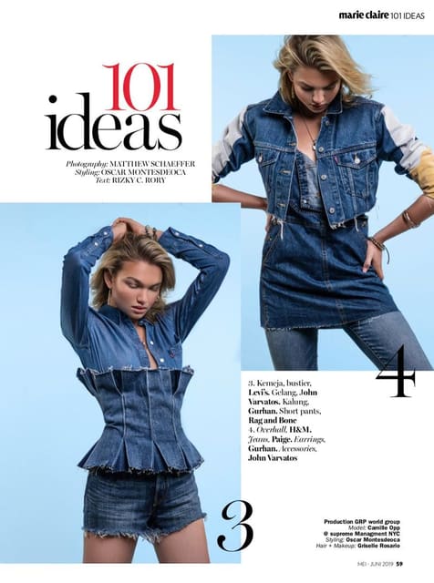 A Dash of Denim — Marie Claire Indonesia