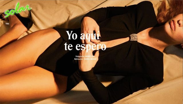 Yo aquí te espero — Solar Magazine