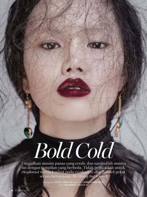 Bold Cold — Marie Claire Indonesia