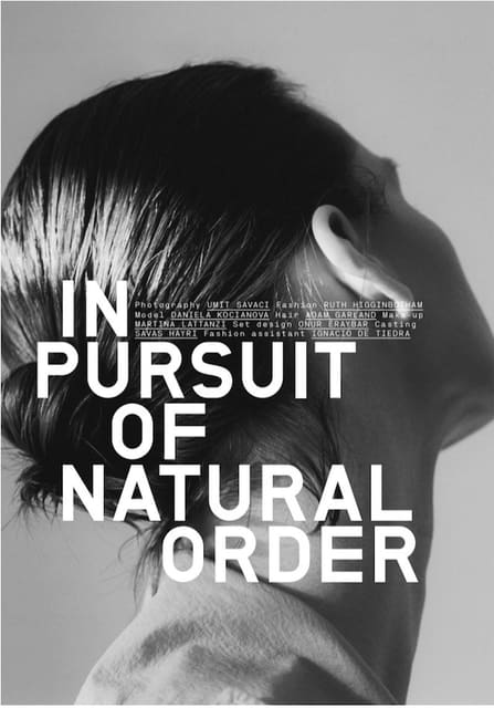 In pursuit of natural order — Favorite Magazine
