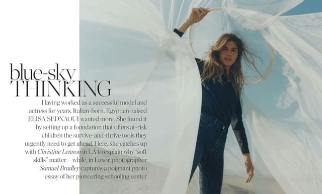 Blue sky thinking — Porter Magazine