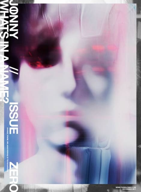 Jonny Zine Magazine Spring/Summer 2018 C...