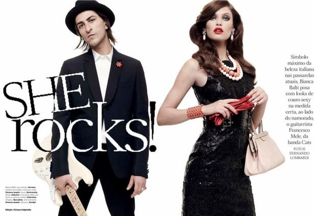 She rocks! — Vogue Brasil