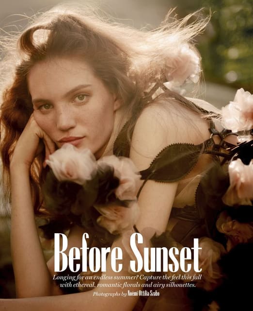 Before Sunset — Marie Claire U.S.