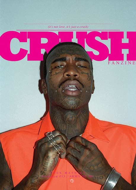 CRUSHfanzine Spring 2018 Cover: Yves Mat... — CRUSHfanzine