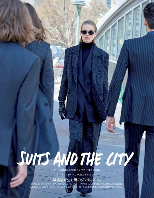 Suits And The City — Vogue Japan